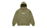 Supreme Box Logo Hooded Sweatshirt Light Olive