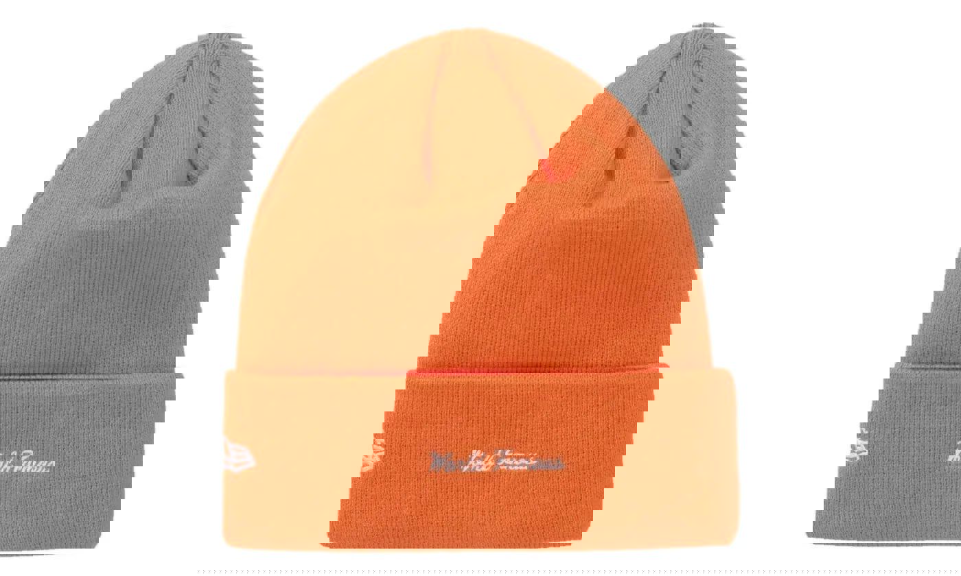 Supreme New Era Box Logo Beanie (FW24) Dark Orange