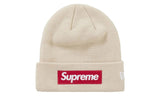 Supreme New Era Box Logo Beanie (FW24) Stone