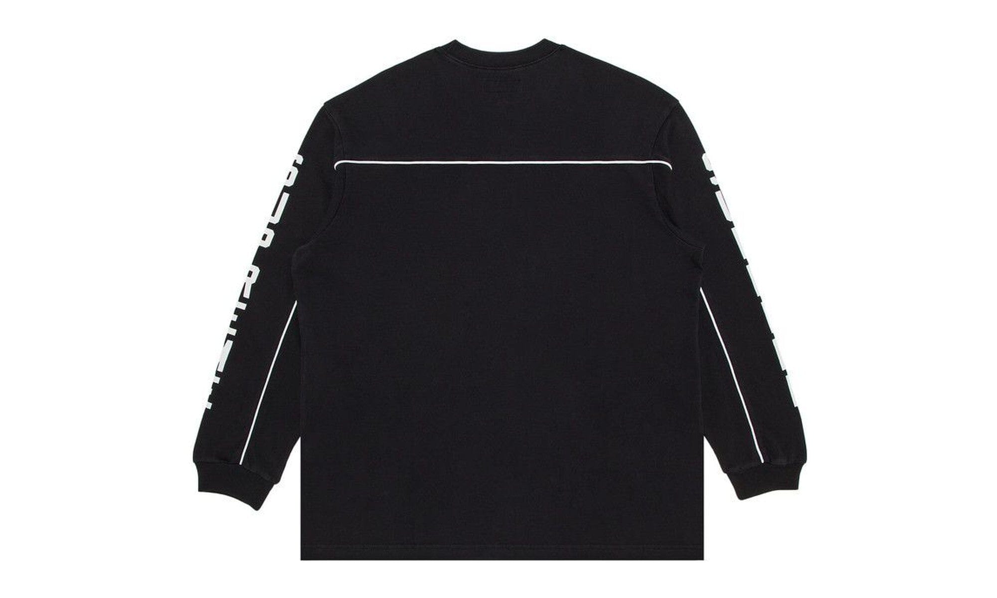 Supreme Paneled Piping Long-Sleeve Top Black