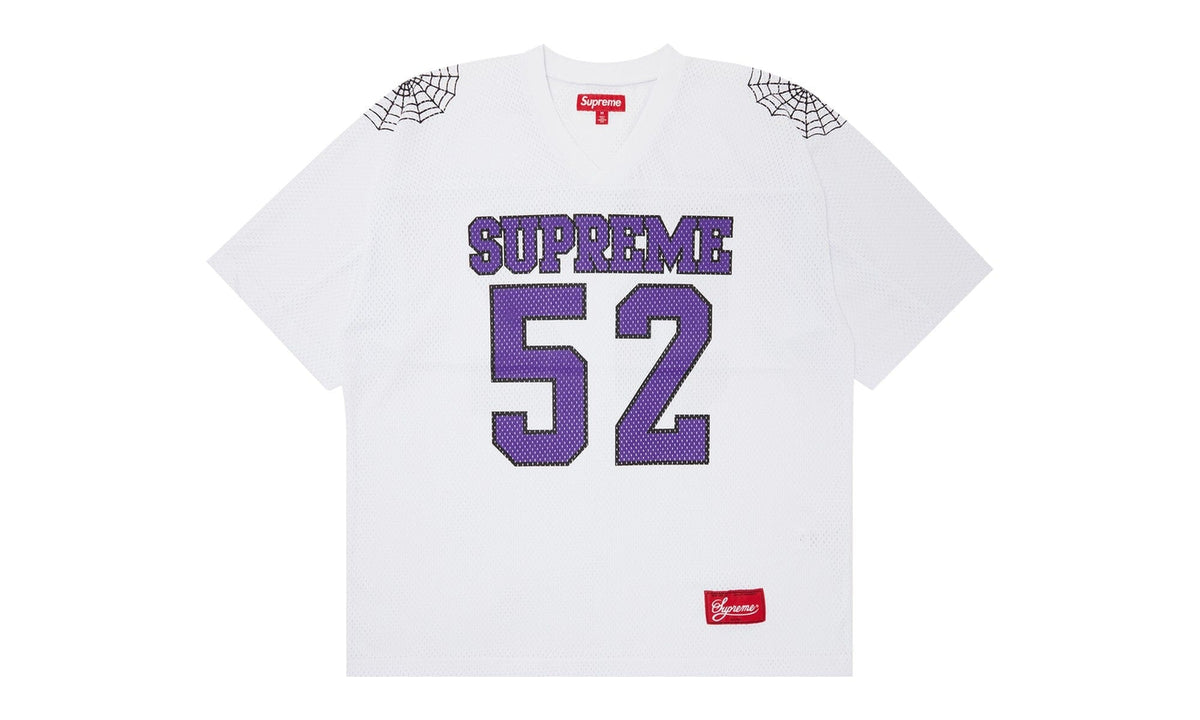 Supreme Spiderweb Football Jersey White