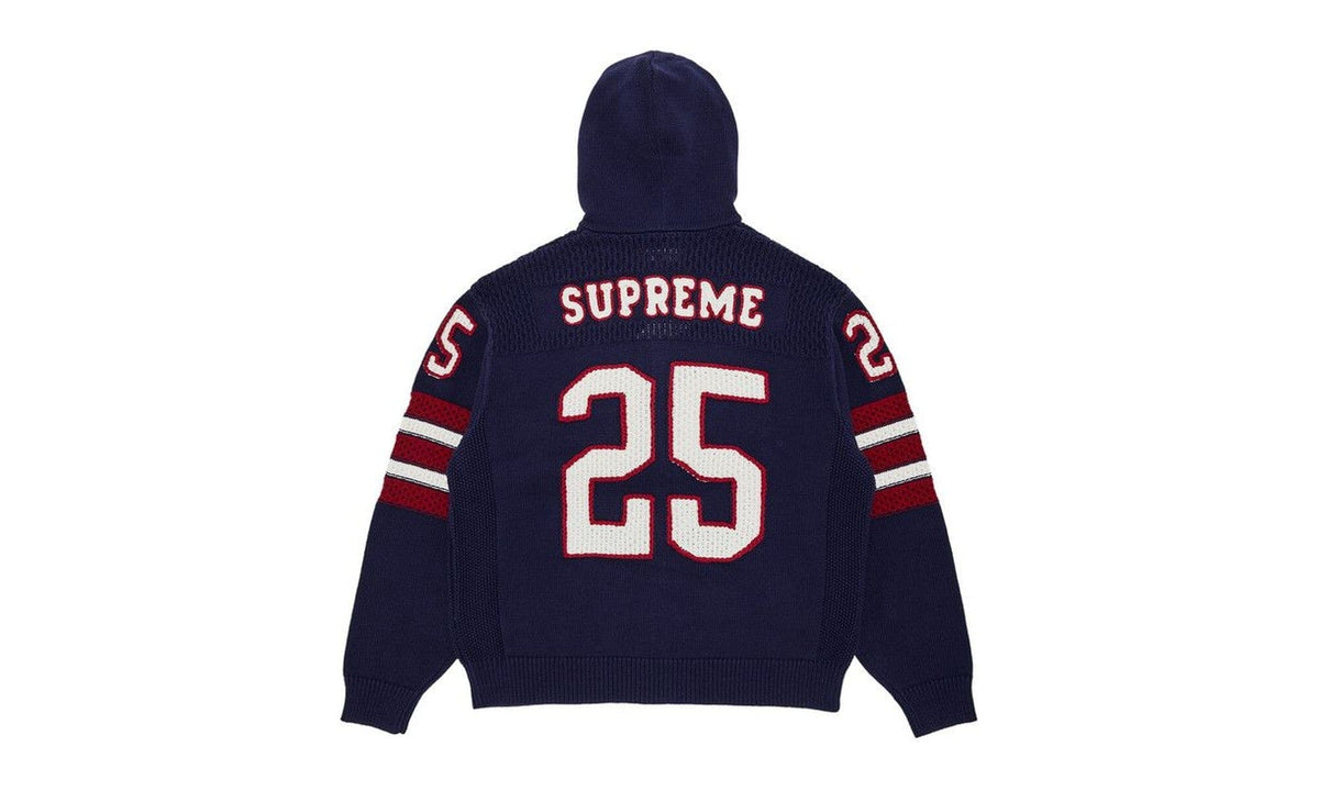 Supreme Sport Zip Up Hooded Sweater Navy