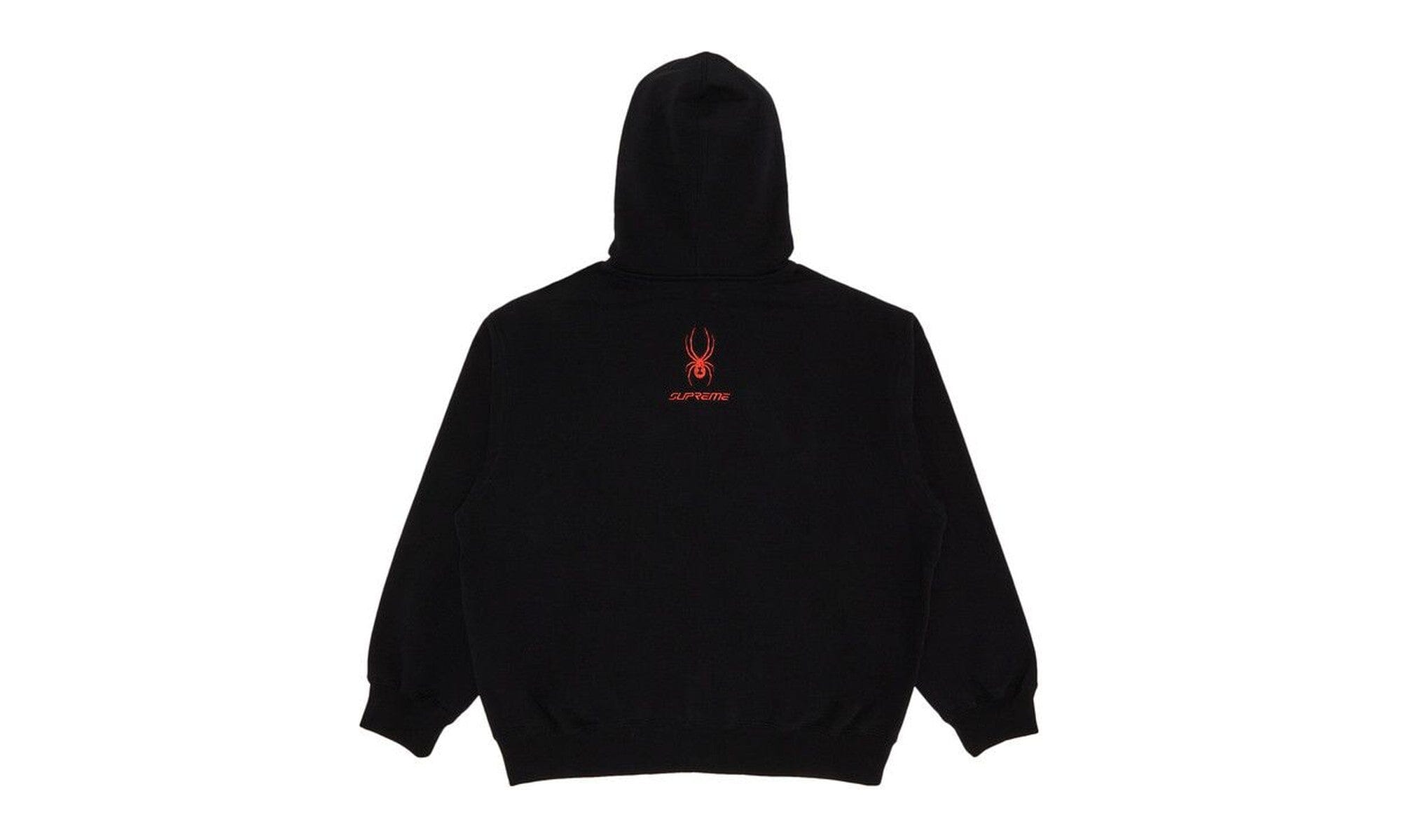Supreme x Spyder Zip Up Hooded Sweatshirt Black