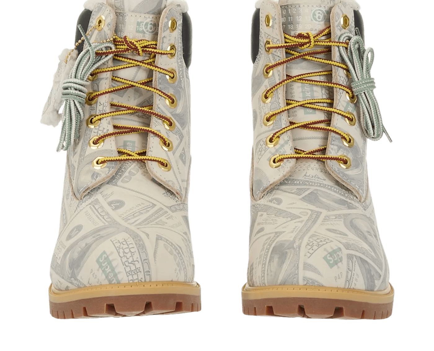Timberland 6' Premium Waterproof Boot Supreme x MM6 Maison Margiela $100 Bills
