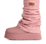 UGG Classic Mini Dipper Legwarmer Boot Pink Dawn