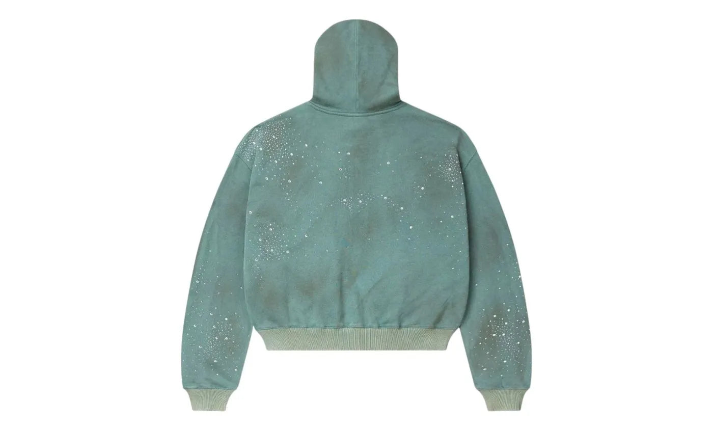 Vale Forever Bank Zip Up Hoodie Dark Mint - VF-VFBZUHDM-MULTI