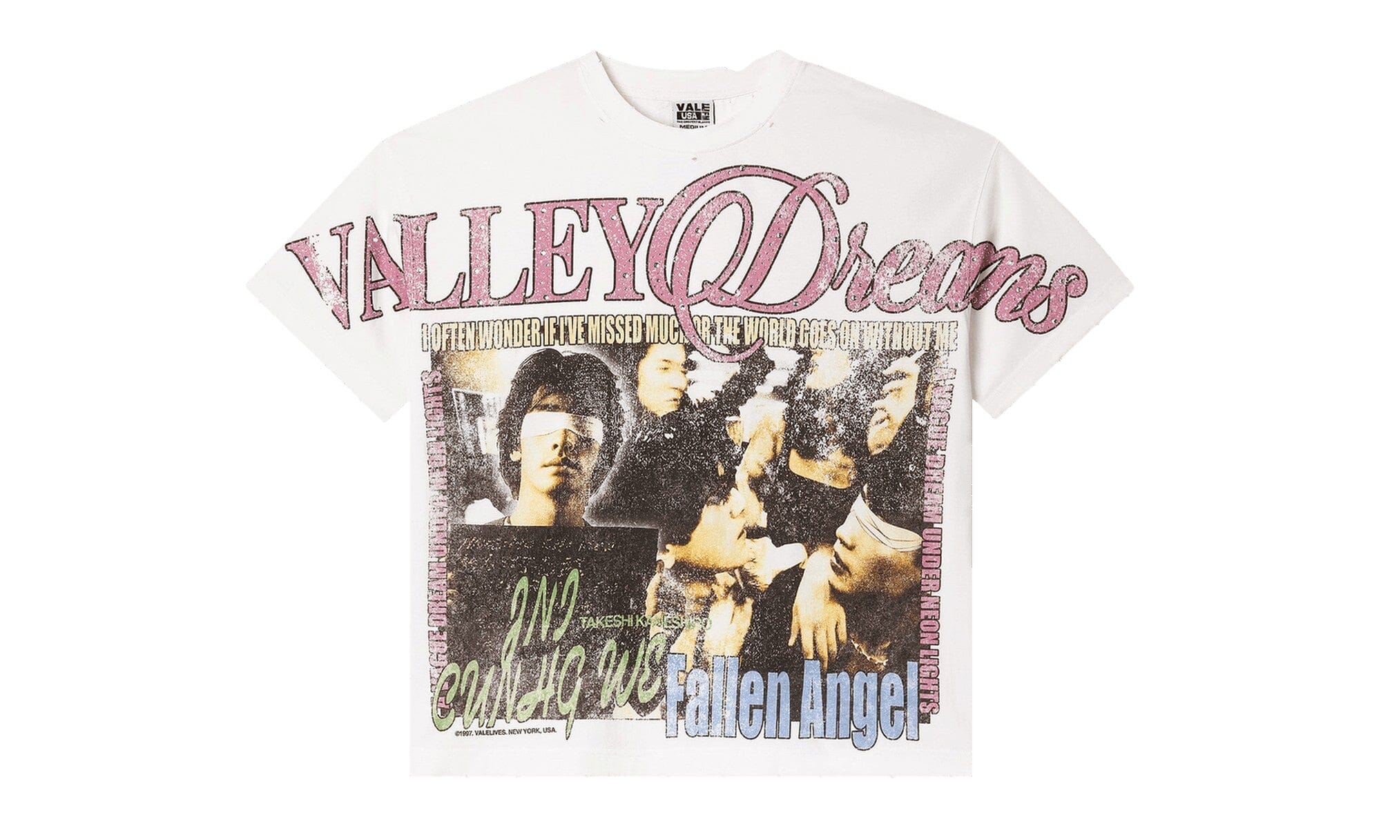 Vale Forever Fallen Bling Tee White