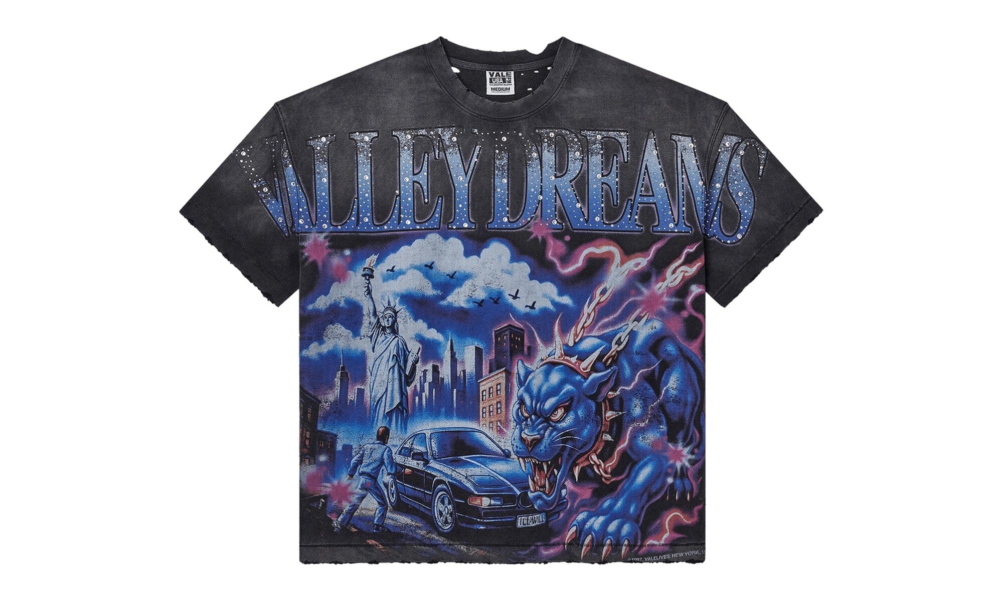 Vale Forever Monster Big Tee Black