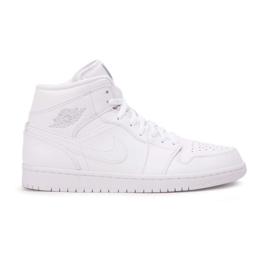 Nike Air Jordan 1 Mid Triple White (GS) – limitierter Sneaker bei Shade Studios