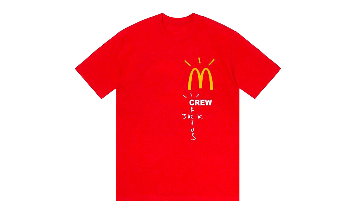 Cactus Jack by Travis Scott x McDonald's Crew T-shirt Red