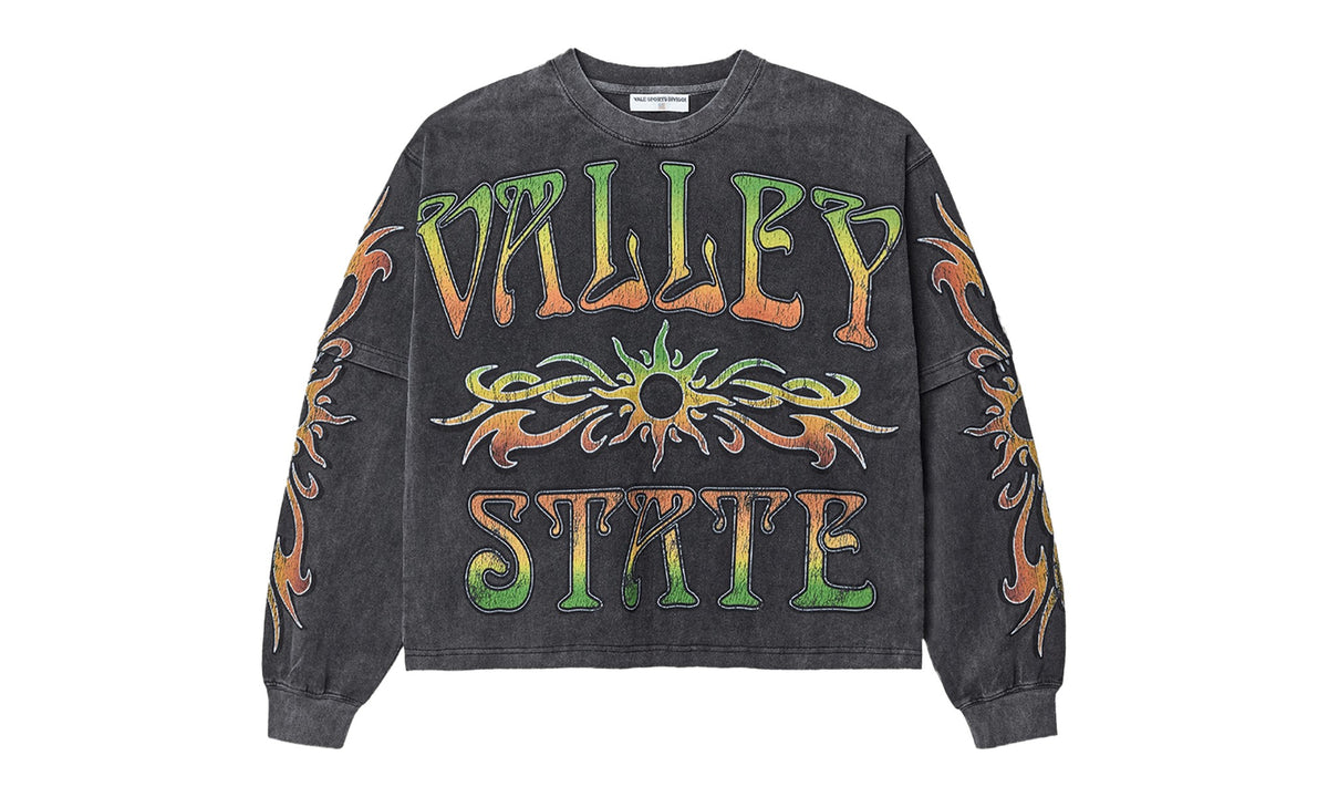 Vale Forever Tribal Long-Sleeve Tee Black