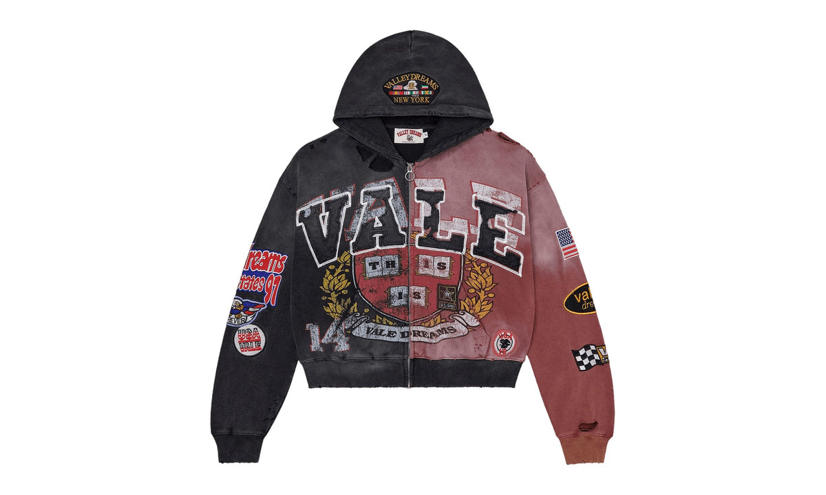 Vale Forever Two Face Zip Up Red/Black