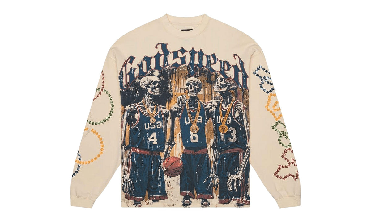 Godspeed Dream Team Long-Sleeve T-Shirt Bone