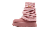 UGG Classic Mini Dipper Legwarmer Boot Pink Dawn