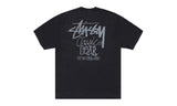 Stussy Classic Gear Tee Pigment Dyed Black