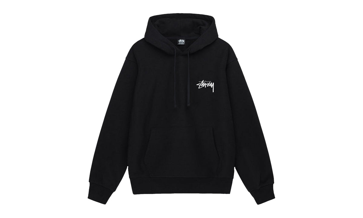 Stussy 8 Ball Fade Hoodie Black