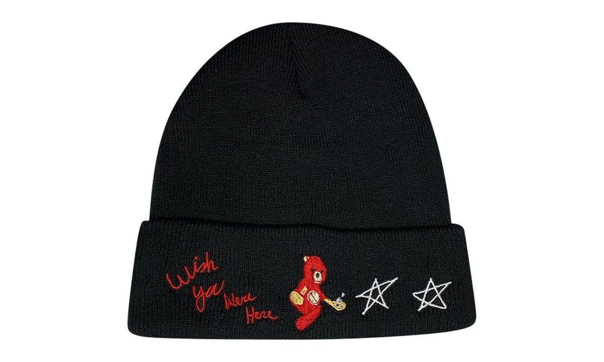 Cactus Jack by Travis Scott Astroworld Tour Wish You Were Here Beanie Black
