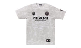 BAPE x Inter Miami CF Camo Tee White