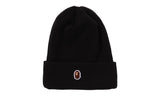 BAPE Ape Head One Point x New Era Knit Cap Black