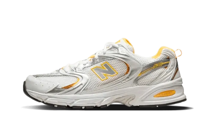 New Balance 530 White Vibrant Apricot Silver Metallic – limitierter Sneaker bei Shade Studios