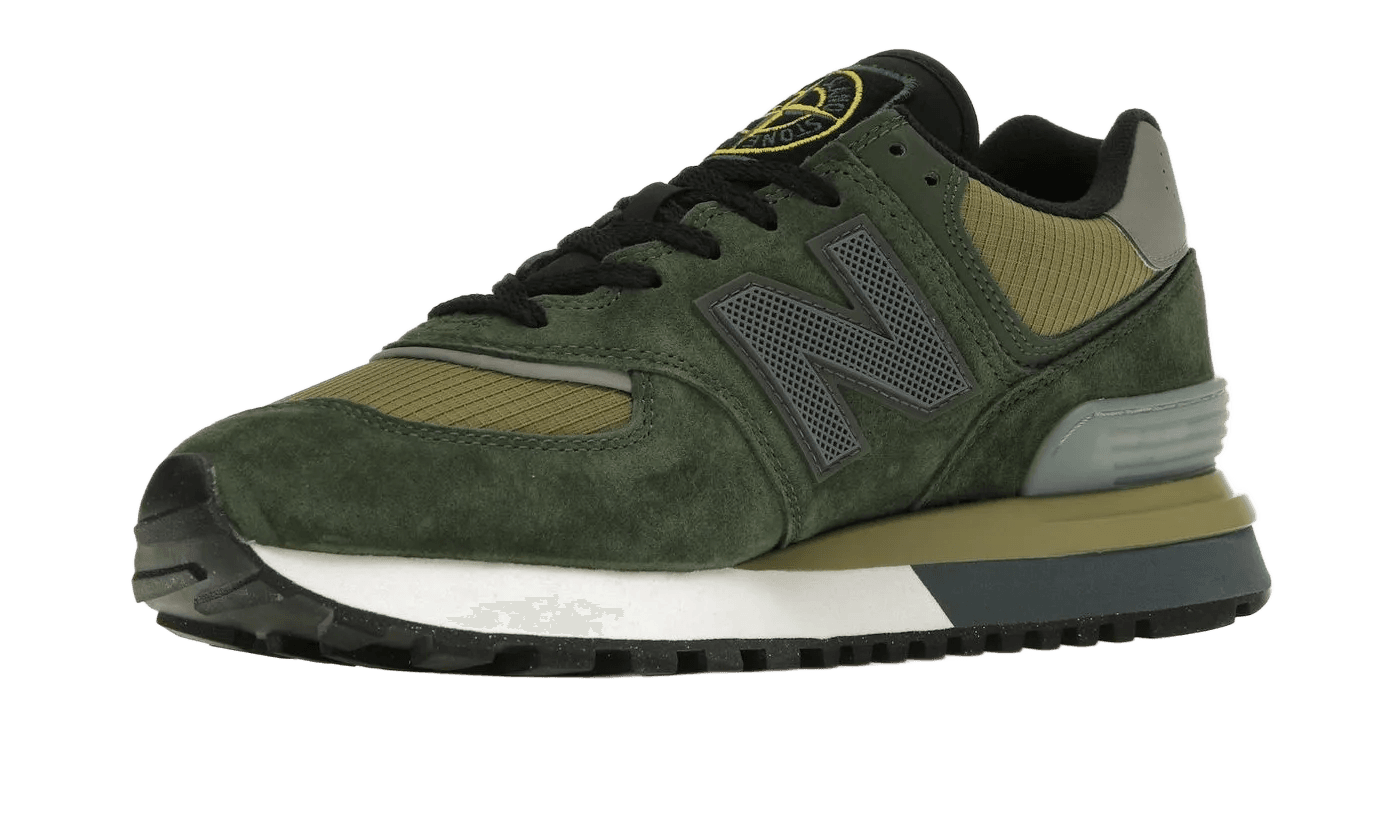 New Balance 574 Legacy Stone Island Dark Green – limitierter Sneaker bei Shade Studios