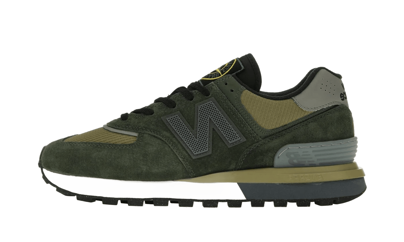 New Balance 574 Legacy Stone Island Dark Green – limitierter Sneaker bei Shade Studios