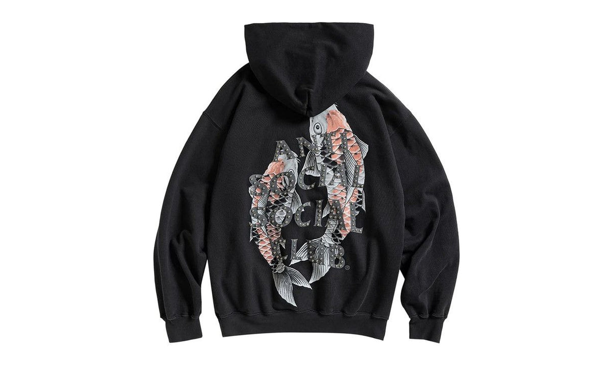 Anti Social Social Club Studded Mind Games Hoodie Black