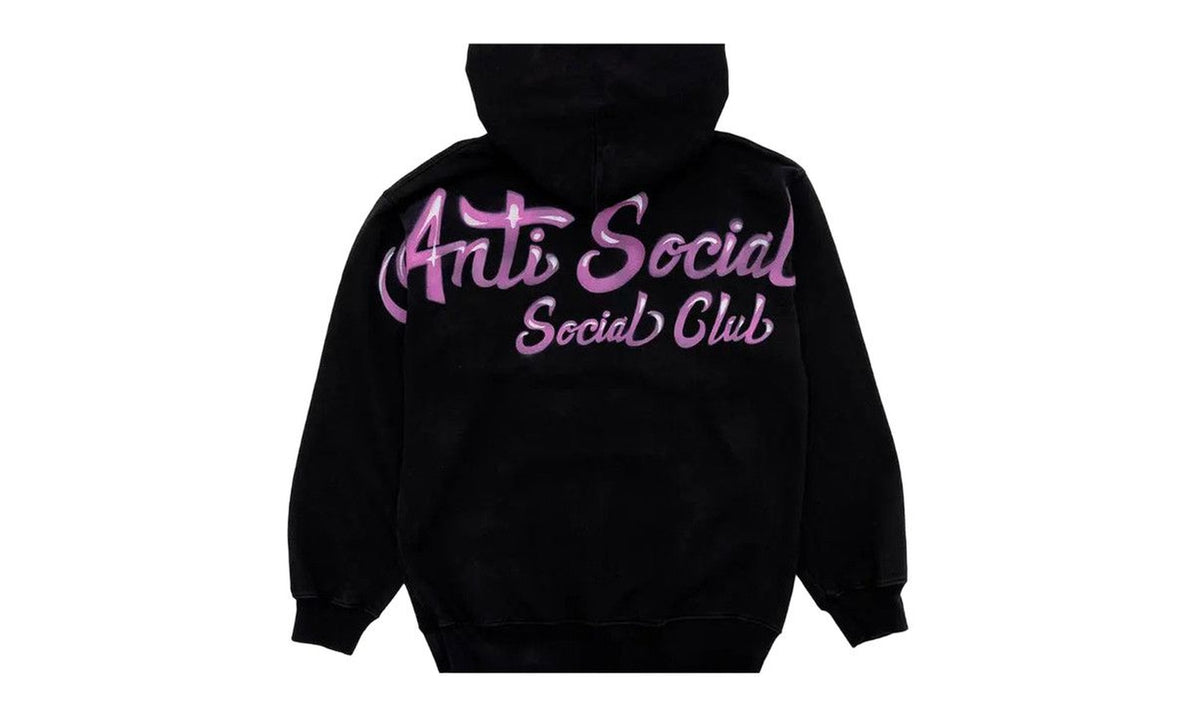 Anti Social Social Club Airbrushed Hoodie Black