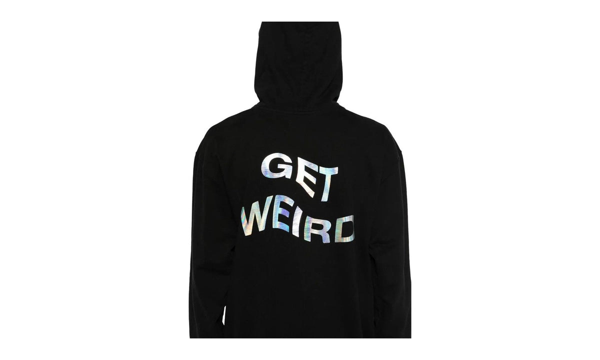 Anti Social Social Club Get Weird Hologram Hoodie Black