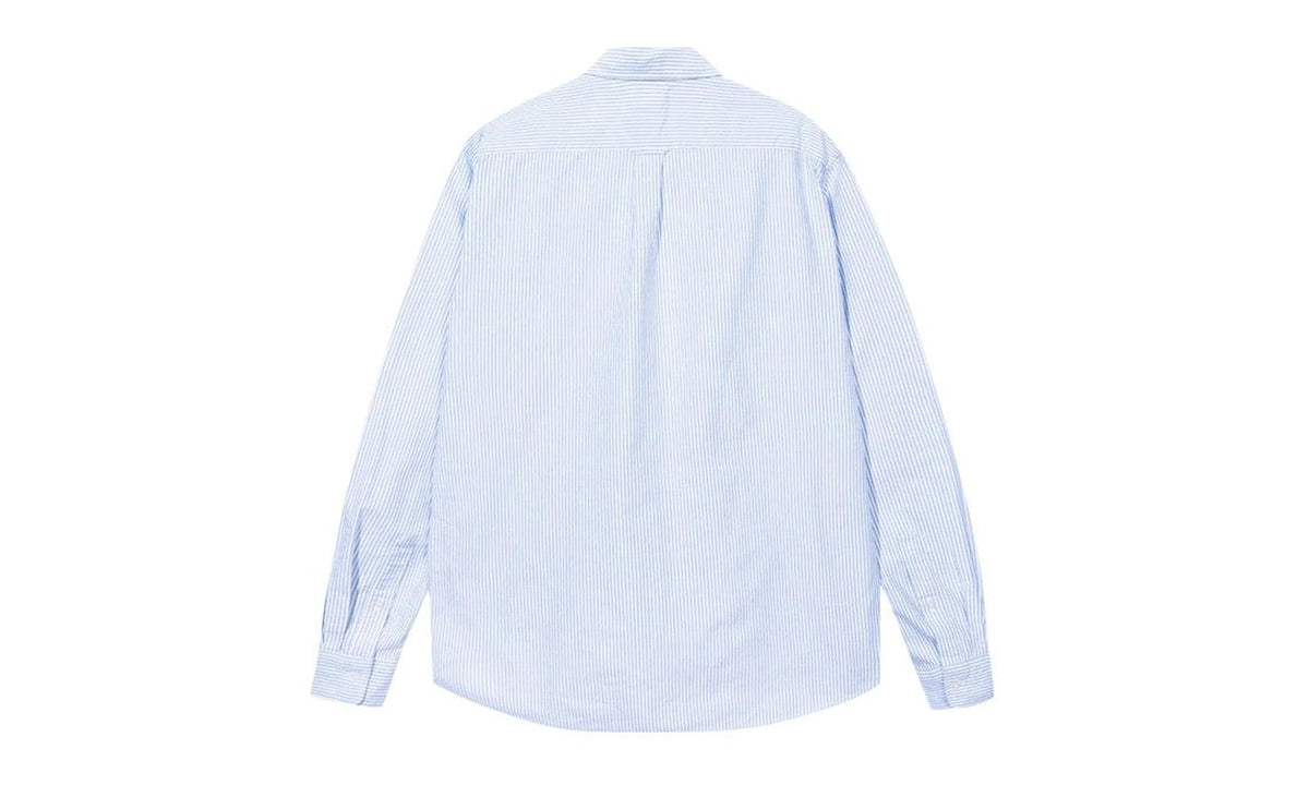 Anti Social Social Club Mind Games Oxford Shirt French Blue Stripe