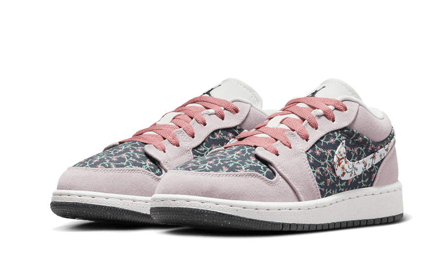 Air Jordan 1 Low Floral Canvas - FJ3445-001