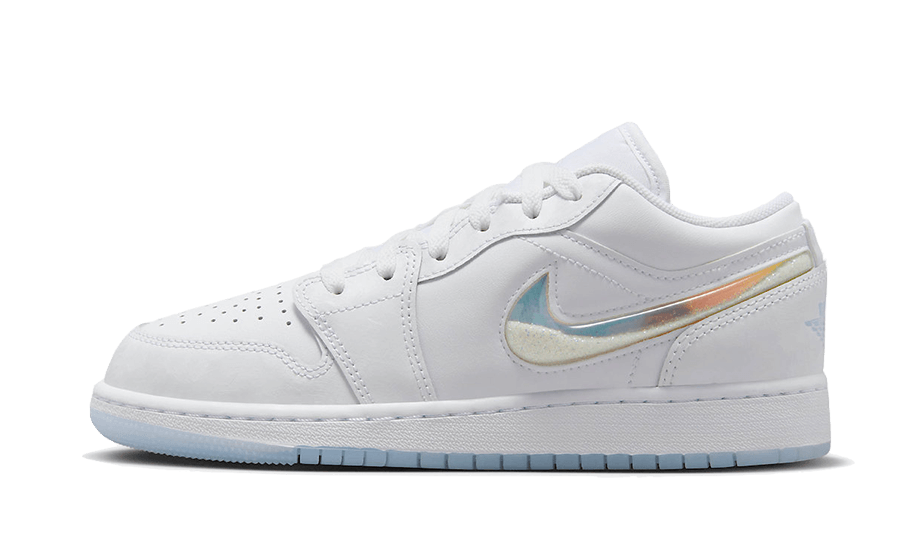 Air Jordan 1 Low Glitter Swoosh - FQ9112-100