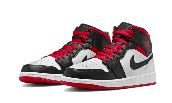 Air Jordan 1 Mid Gym Red Black Toe - DQ8426-106 / DQ8423-106