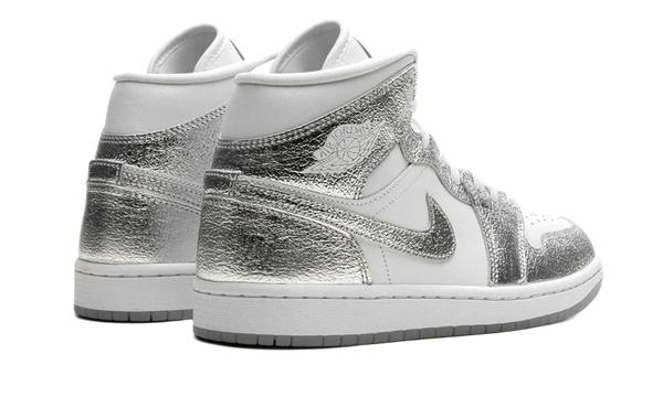 Air Jordan 1 Mid Crinkled Chrome - FN5031-100