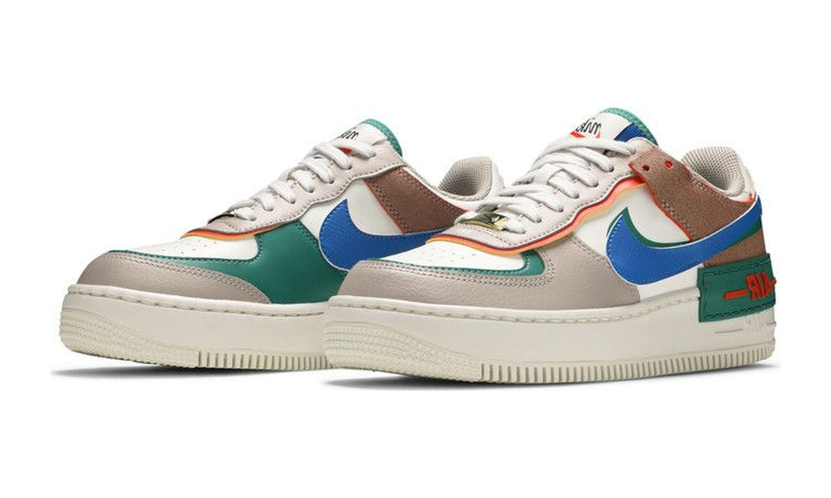 Nike Wmns Air Force 1 Shadow Sail Signal Blue Green