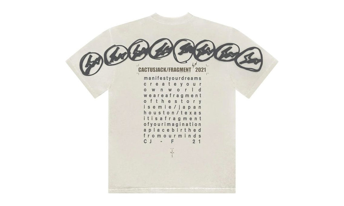 Cactus Jack by Travis Scott For Fragment Manifest Tee White