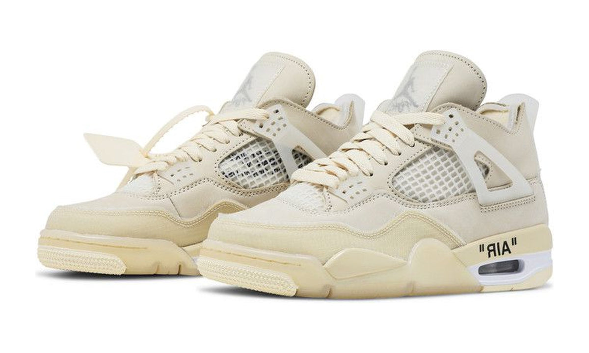 Off-White x Wmns Air Jordan 4 Retro SP Sail