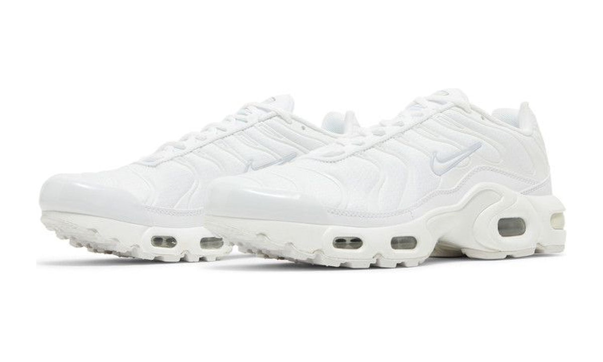 Nike Air Max Plus GS White Metallic Silver