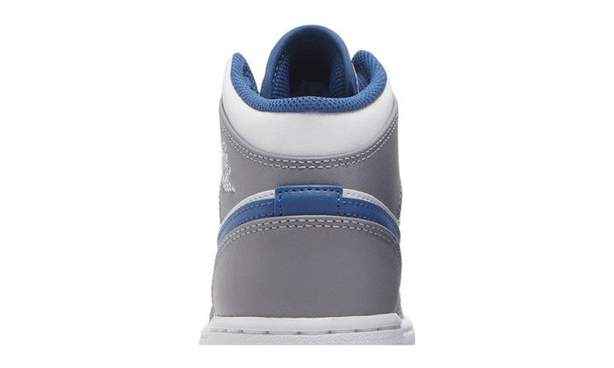 Air Jordan 1 Mid GS Cement True Blue