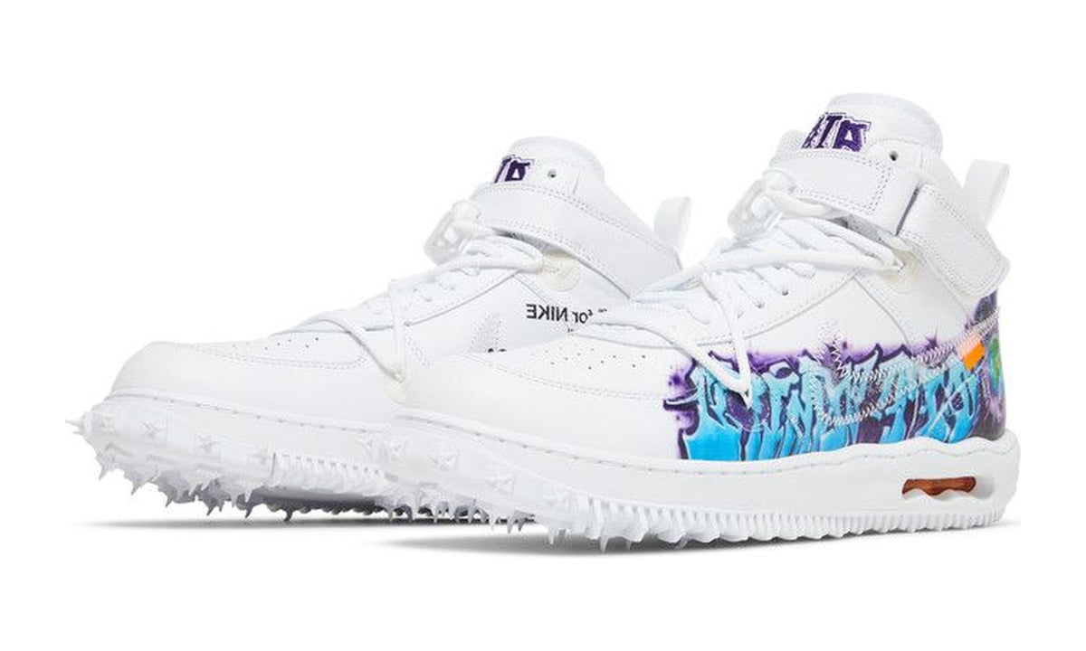 Off-White x Nike Air Force 1 Mid SP Leather Graffiti