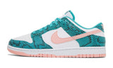 Nike Dunk Low Snakeskin Washed Teal Bleached Coral