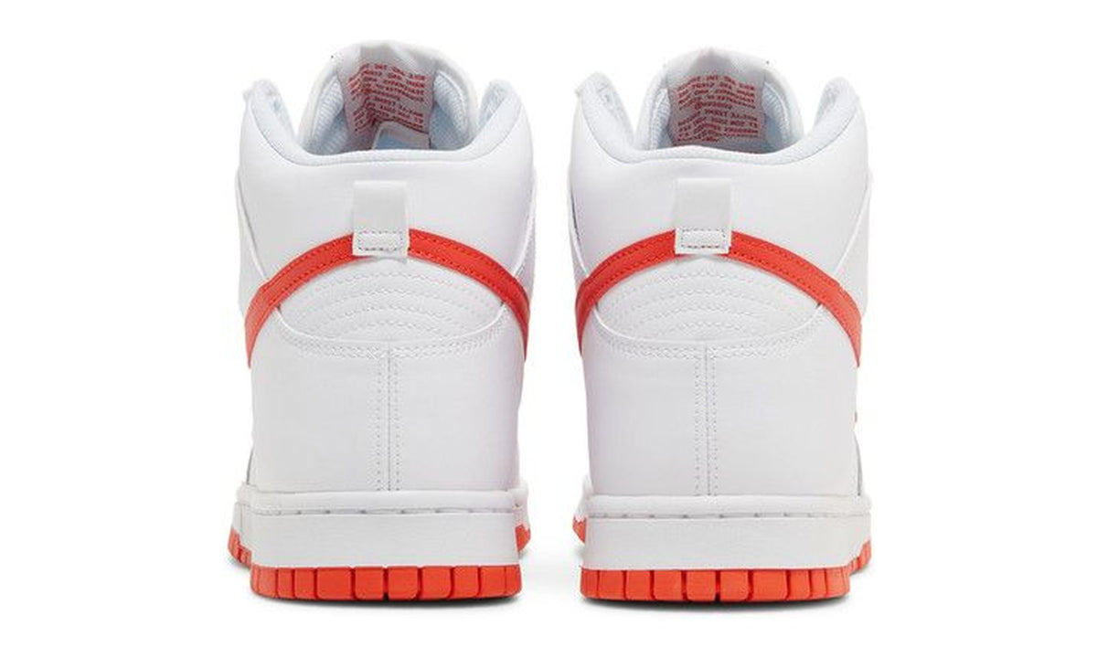 Nike Dunk High White Picante Red