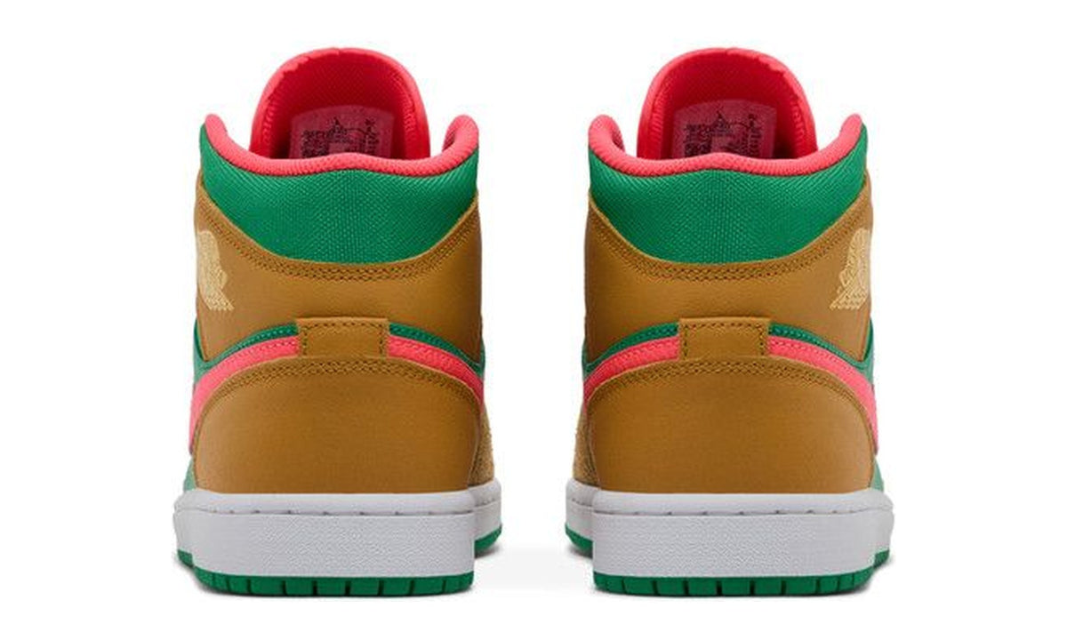 Air Jordan 1 Mid SE Wheat Watermelon