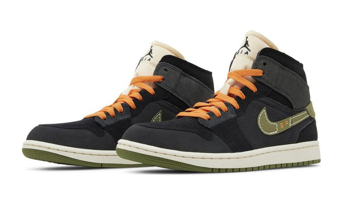 Air Jordan 1 Mid SE Craft Anthracite Light Olive