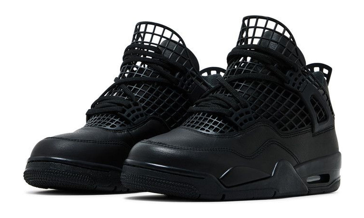 Wmns Air Jordan 4 Retro Net - Black