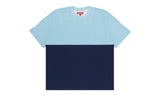 Supreme Split Short-Sleeve Top Blue