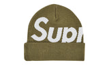 Supreme Big Logo Beanie Light Olive