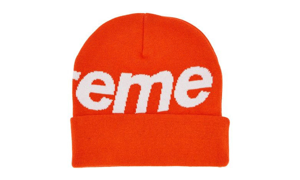 Supreme Big Logo Beanie Orange