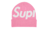 Supreme Big Logo Beanie Pink