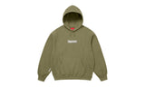 Supreme Box Logo Hooded Sweatshirt Light Olive